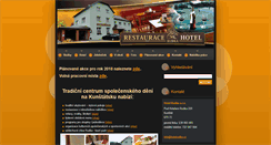 Desktop Screenshot of hotelrudka.cz